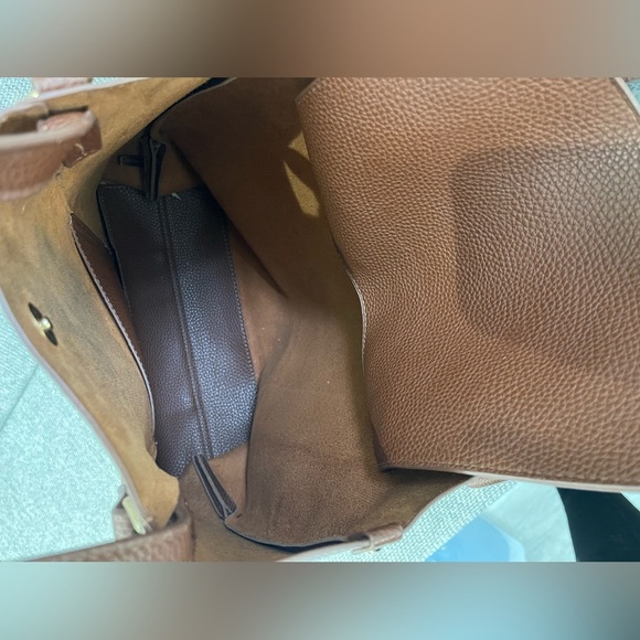 Montana West Brown Leather Tote Spacious Design - Picture 9 of 16